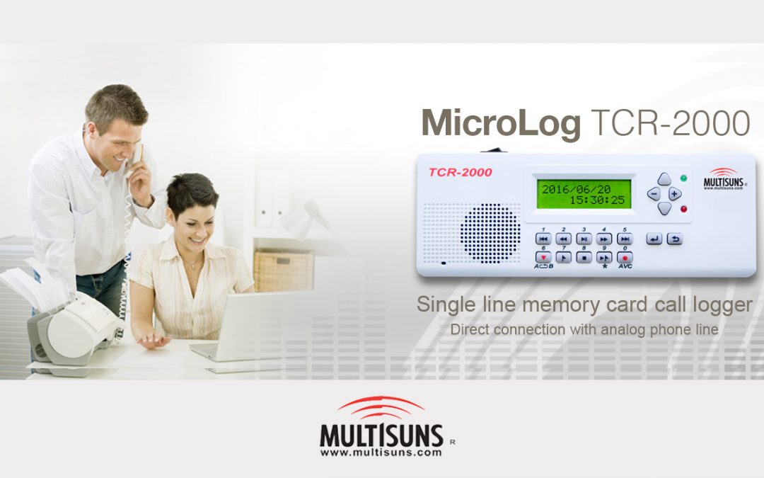 TCR-2000 Completes Your Daily Voice Recording Needs