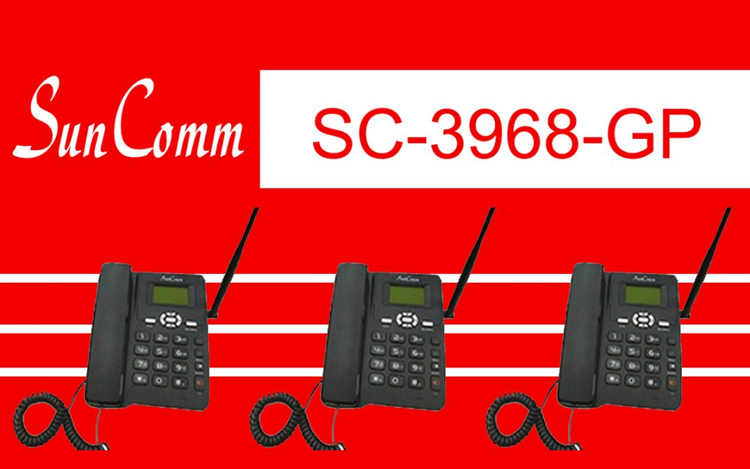 SunComm GSM Fixed Wireless Phone SC-3968-GP with GSM Quad band 900/1800/850/